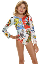 Thumbnail - embellished-honey-kids-one-piece-12315-front-with-model - 1