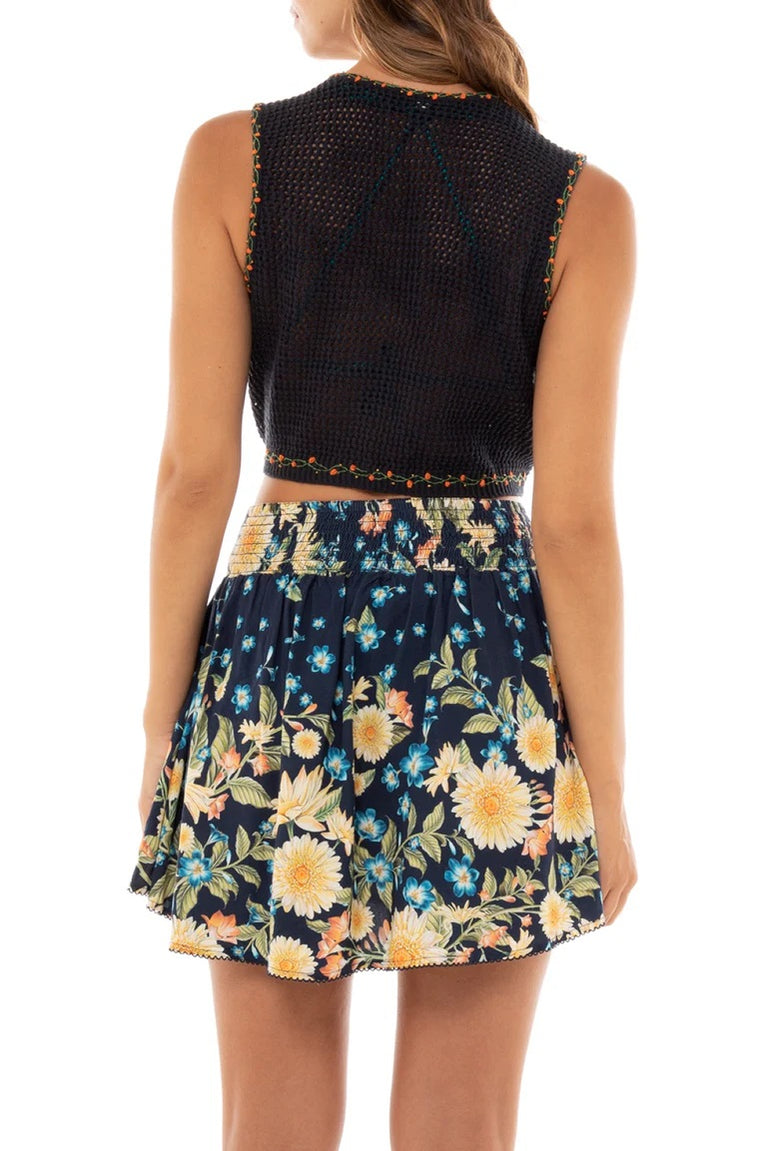 Main image - Jardim-Violet-Skirt-14278-back-with-model