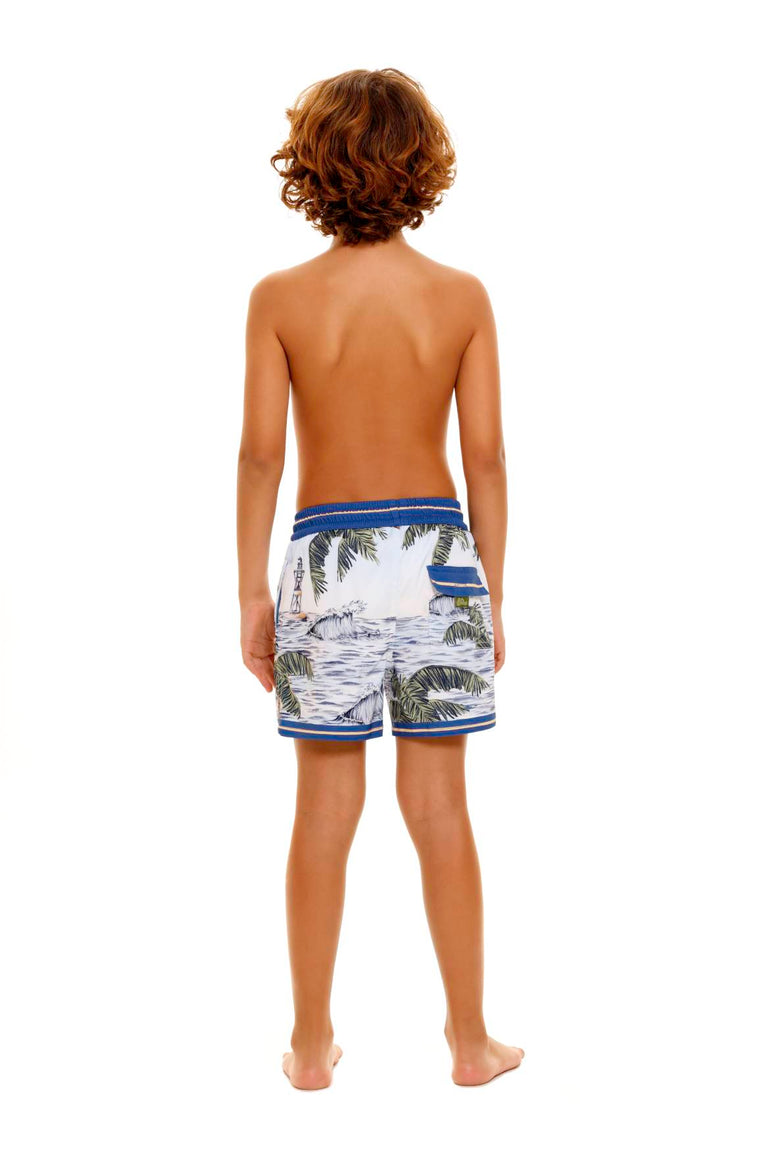 Hover Alternative image - Kai-Kids-Trunks-Nick-13734-back-with-model