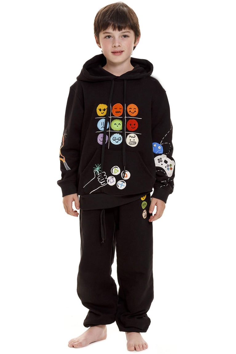 Main image - naif-zor-kids-hoodie-12337-front-with-model