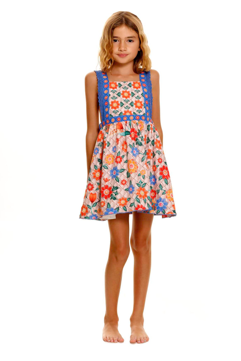 Main image - Tile-Valery-Kids'-Dress-14302-front-with-model