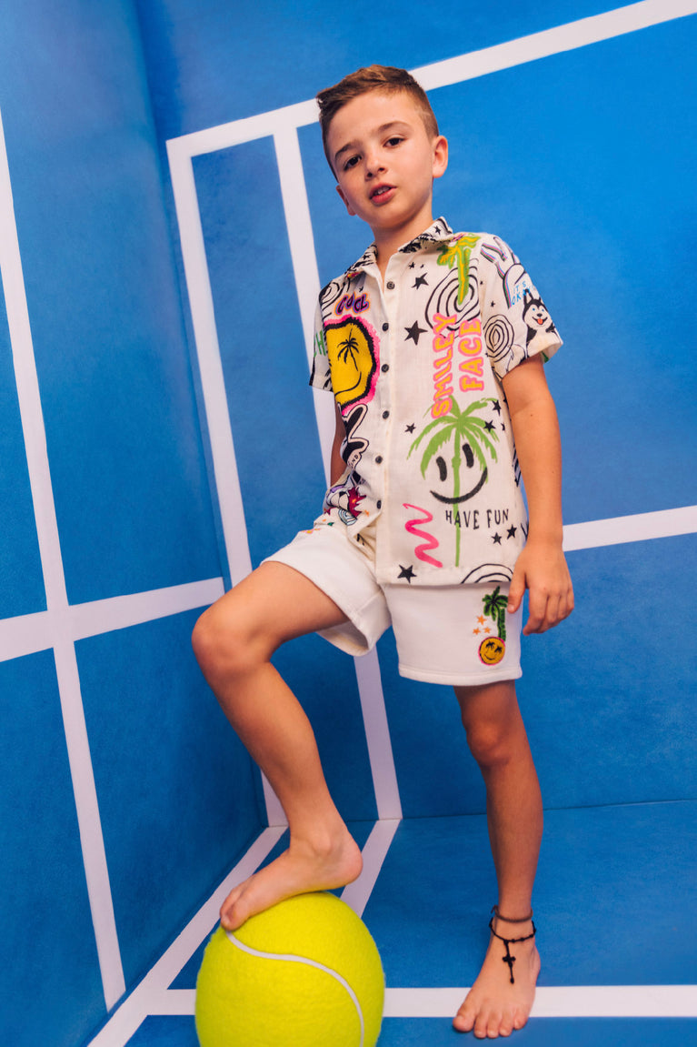 Hover Alternative image - naif-greg-kids-shorts-12340