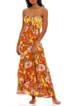 Thumbnail - Beck-Long-Dress-8830-front-strapless-with-model - 3