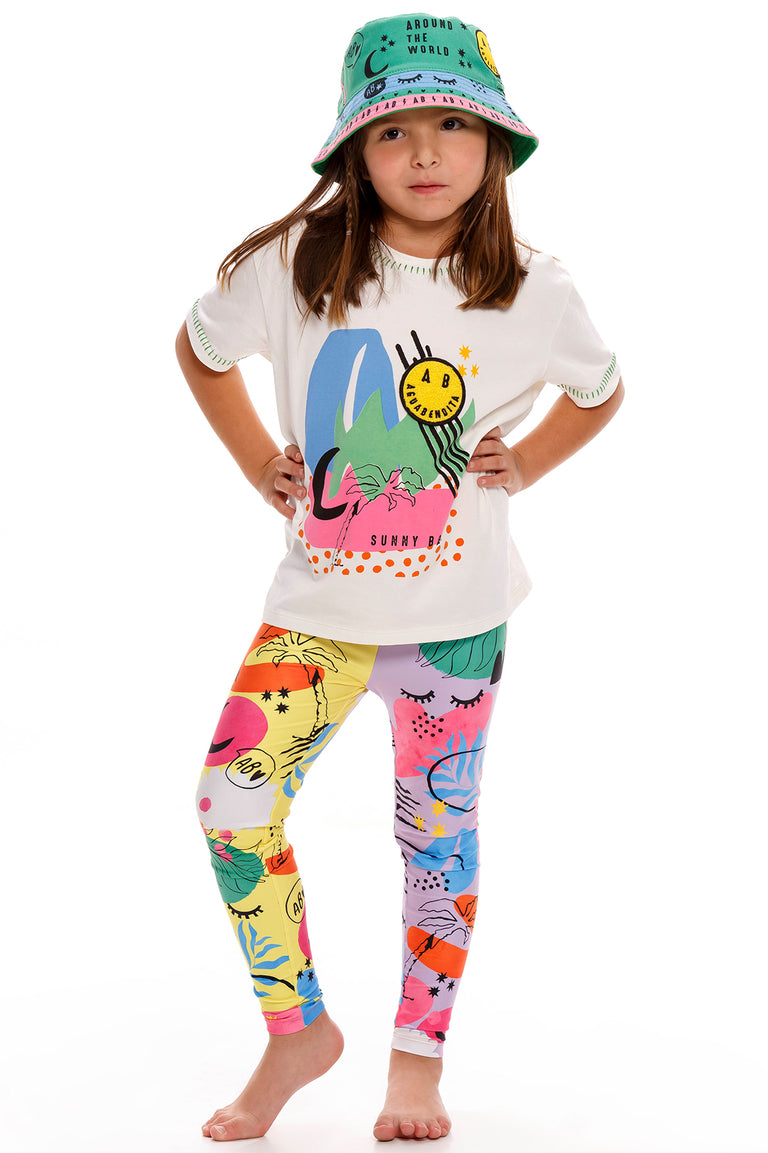 Joo-Bah-Dave-Unisex-Kids-Tshirt-10265-front-with-model - 1