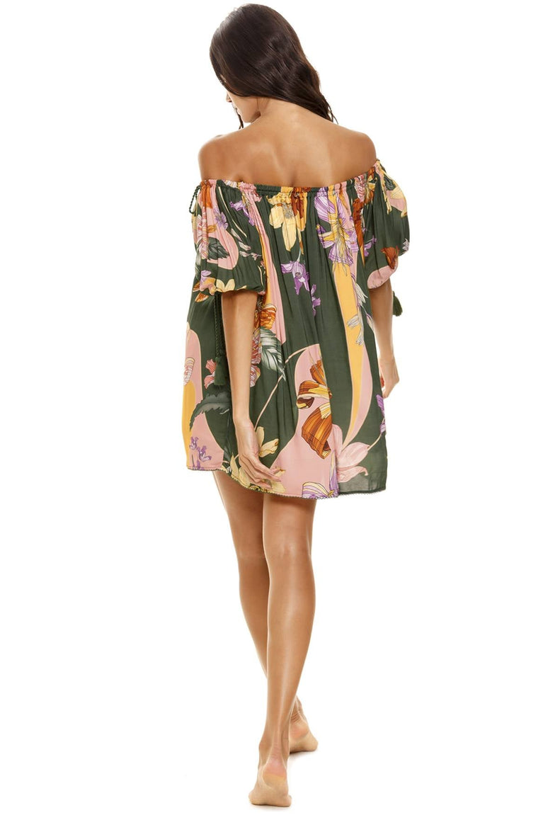 Hover Alternative image - Vitreo-liberty-dress-12799-back-with-model