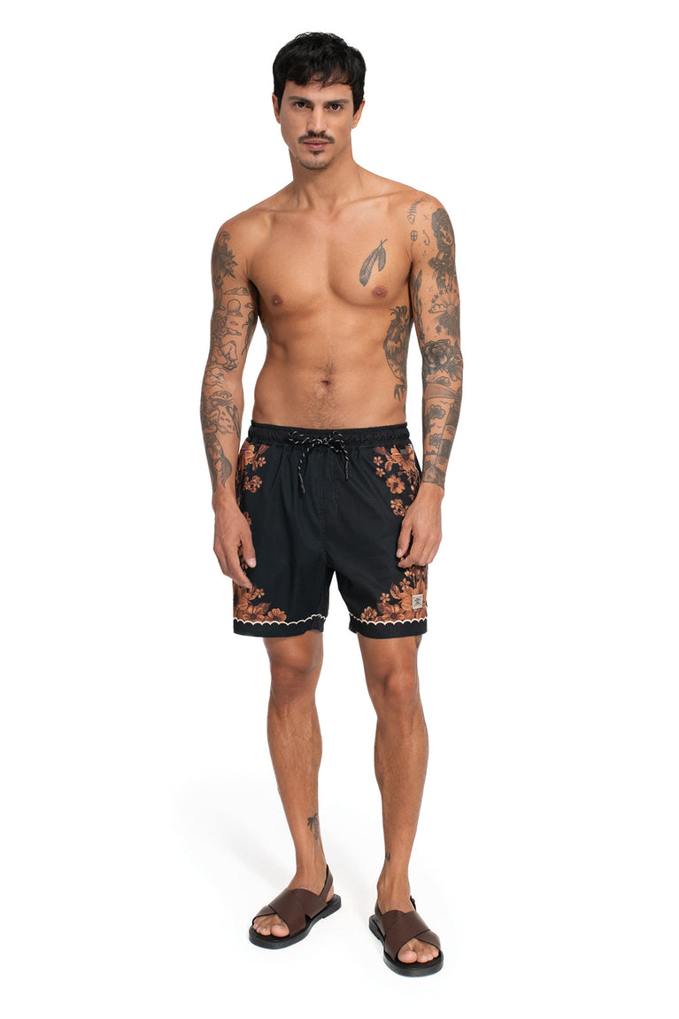 Classic Short Length Basic Men's Swimming Shorts - S5CI43Z8 Classic Short Length Basic Men's Swimming Shorts - S5CI43Z8