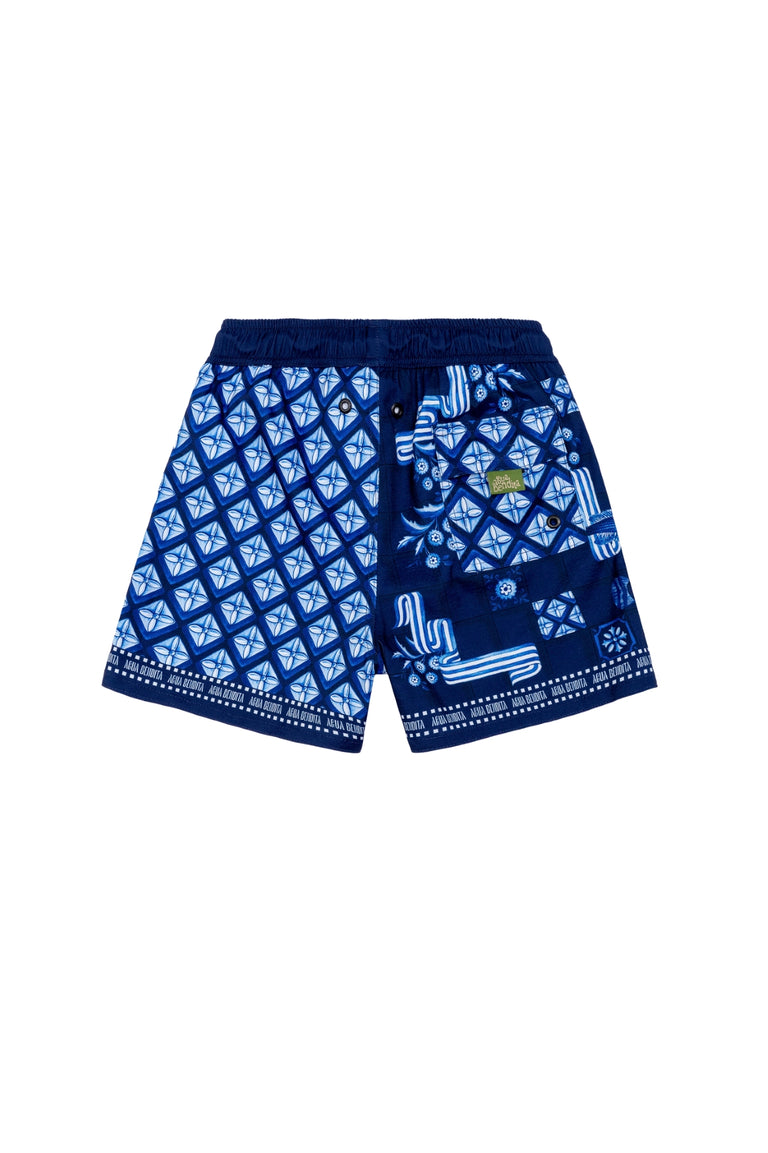 Azure Nick Kids' Swim Trunks | Agua Bendita | 15398 – Agua
