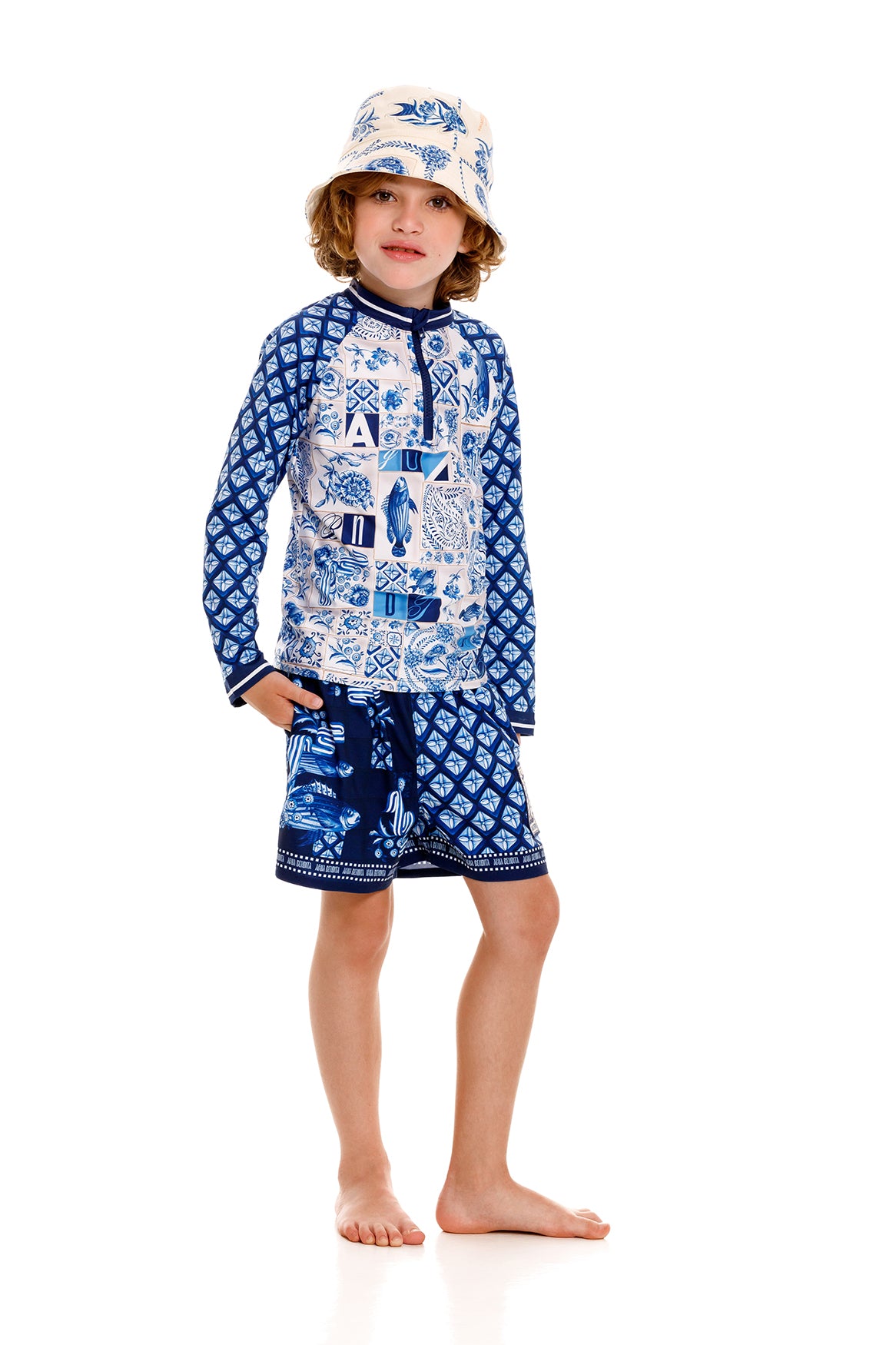 agua bendita Noah Kids' Rashguard