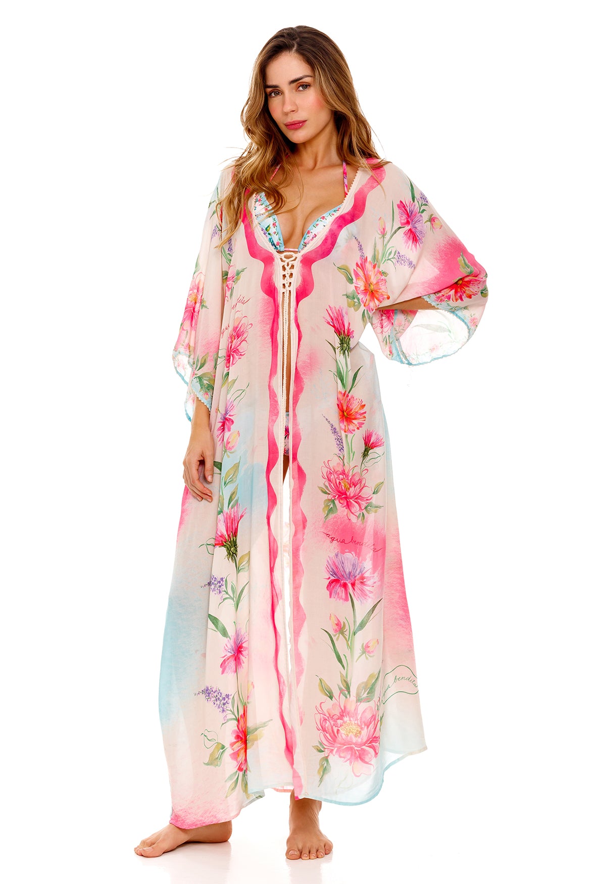 agua bendita Selma Tunic Cover Up