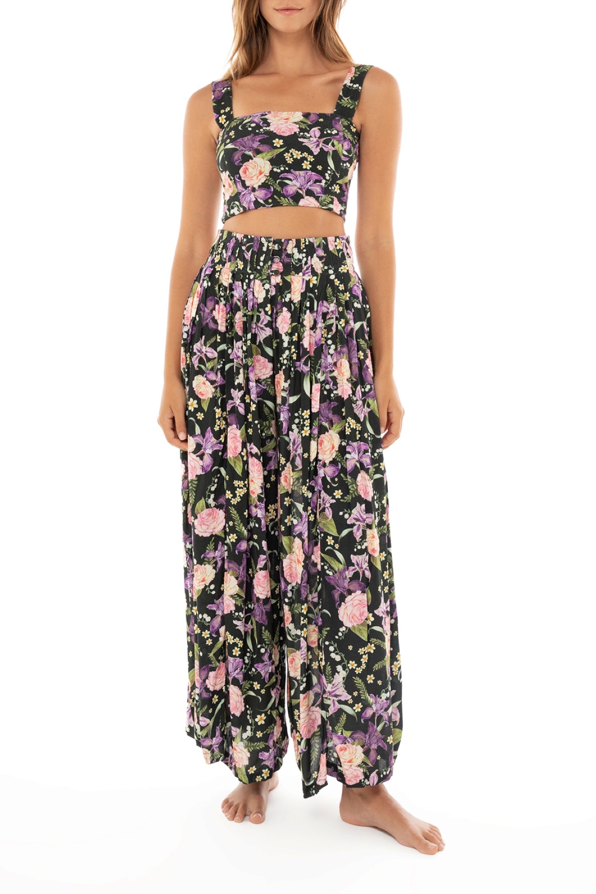 agua bendita Leah Crop Top