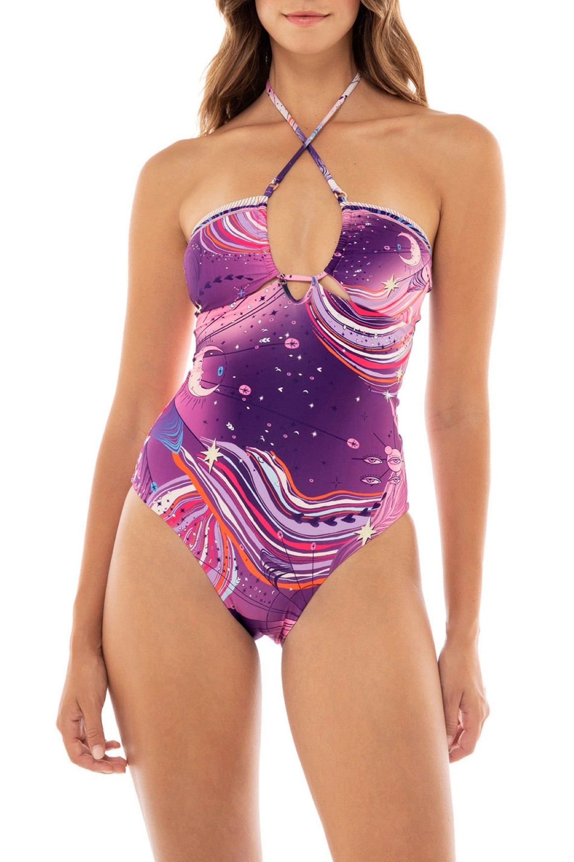 agua bendita Rosetti One Piece Swimsuit