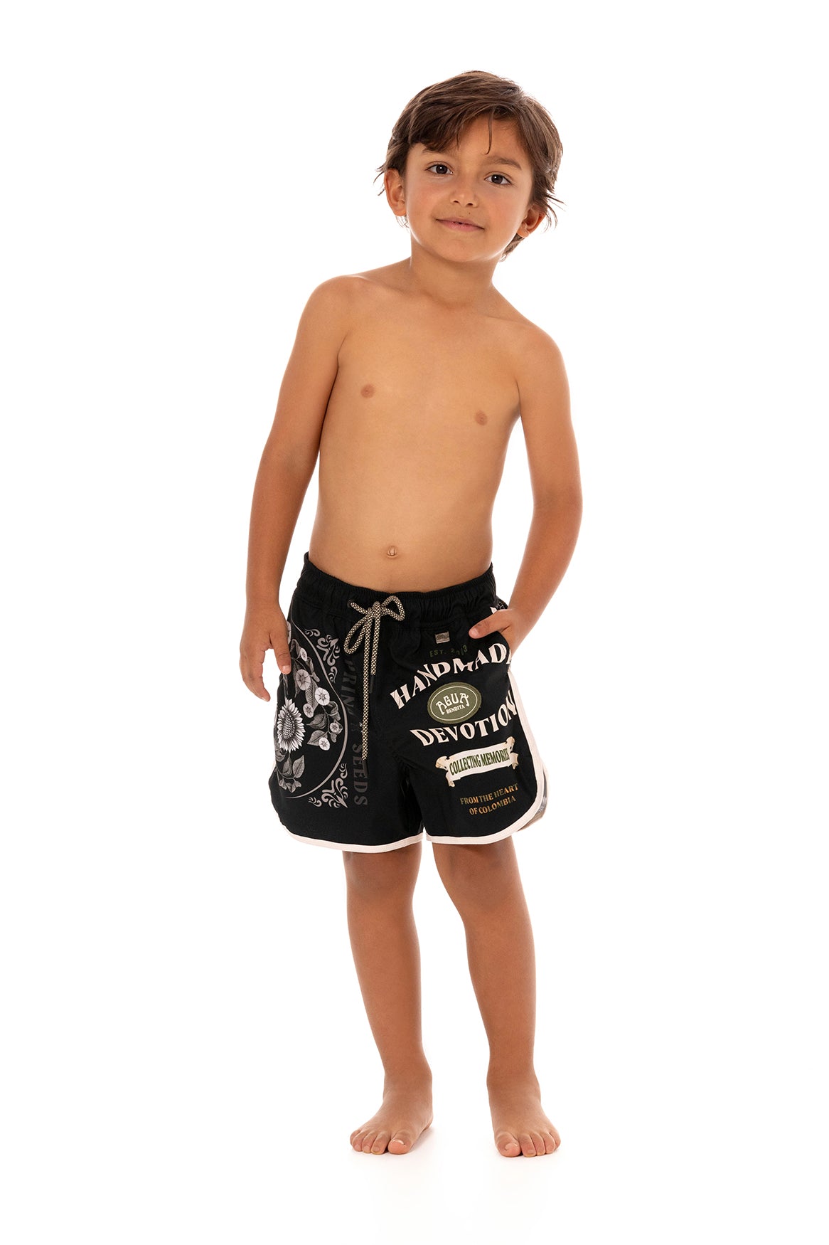 Boys Swimsuits Swim Trunks Agua Bendita US