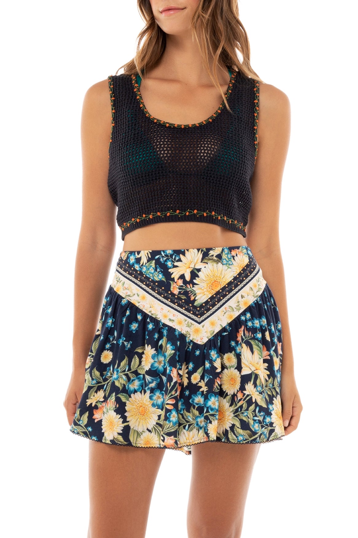 agua bendita Brit Crop Top