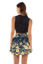 Thumbnail - Jardim-Violet-Skirt-14278-back-with-model - 1