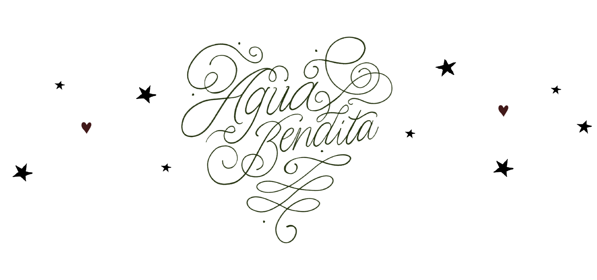 Agua Bendita modern logo