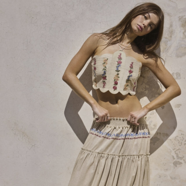 Campaign Picture #3: Blush Drop | Resort 2025 collection