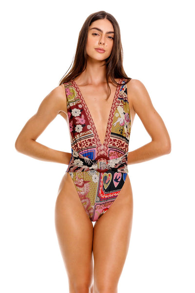 Matches Ina One Piece Swimsuit | Agua Bendita | 20053 – Agua