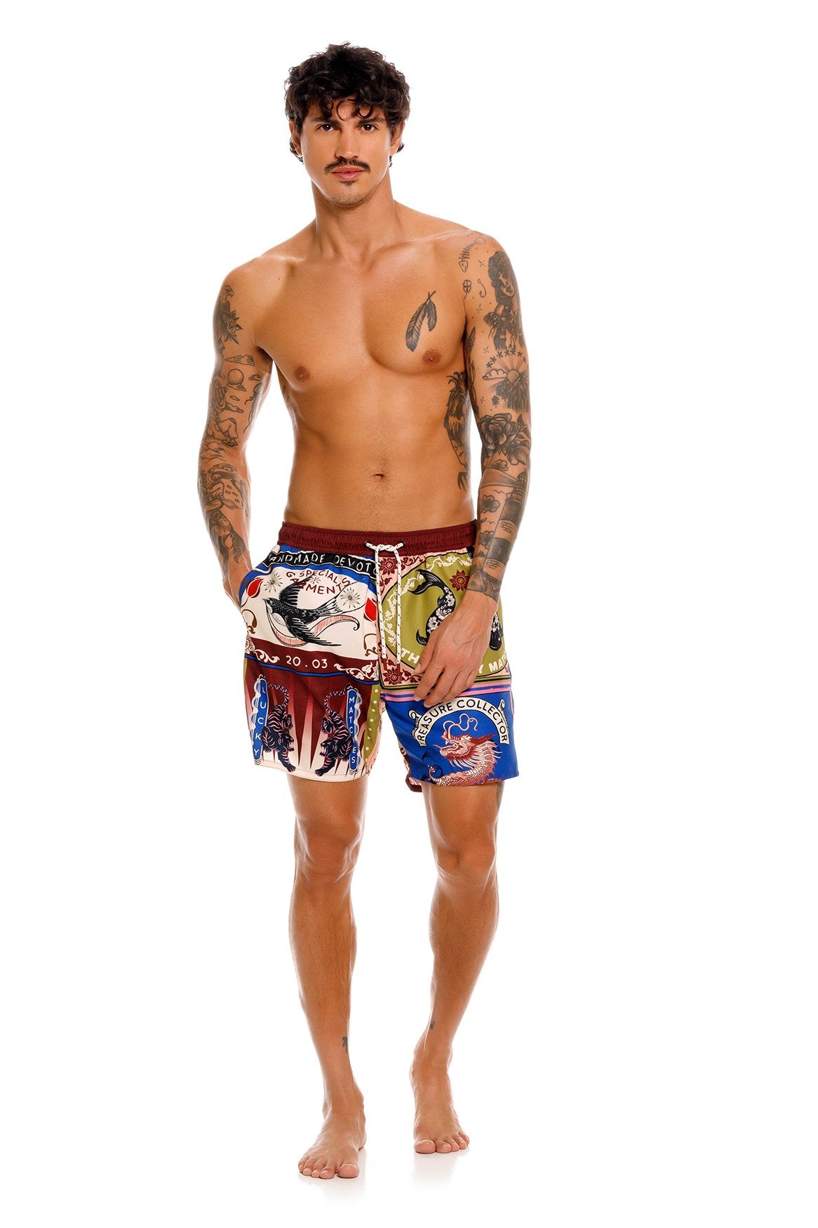Matches Joe Men's Swim Trunks | Agua Bendita | 20035 – Agua Bendita US