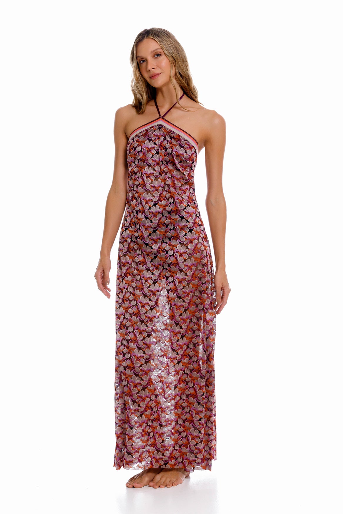agua bendita Sari Dress