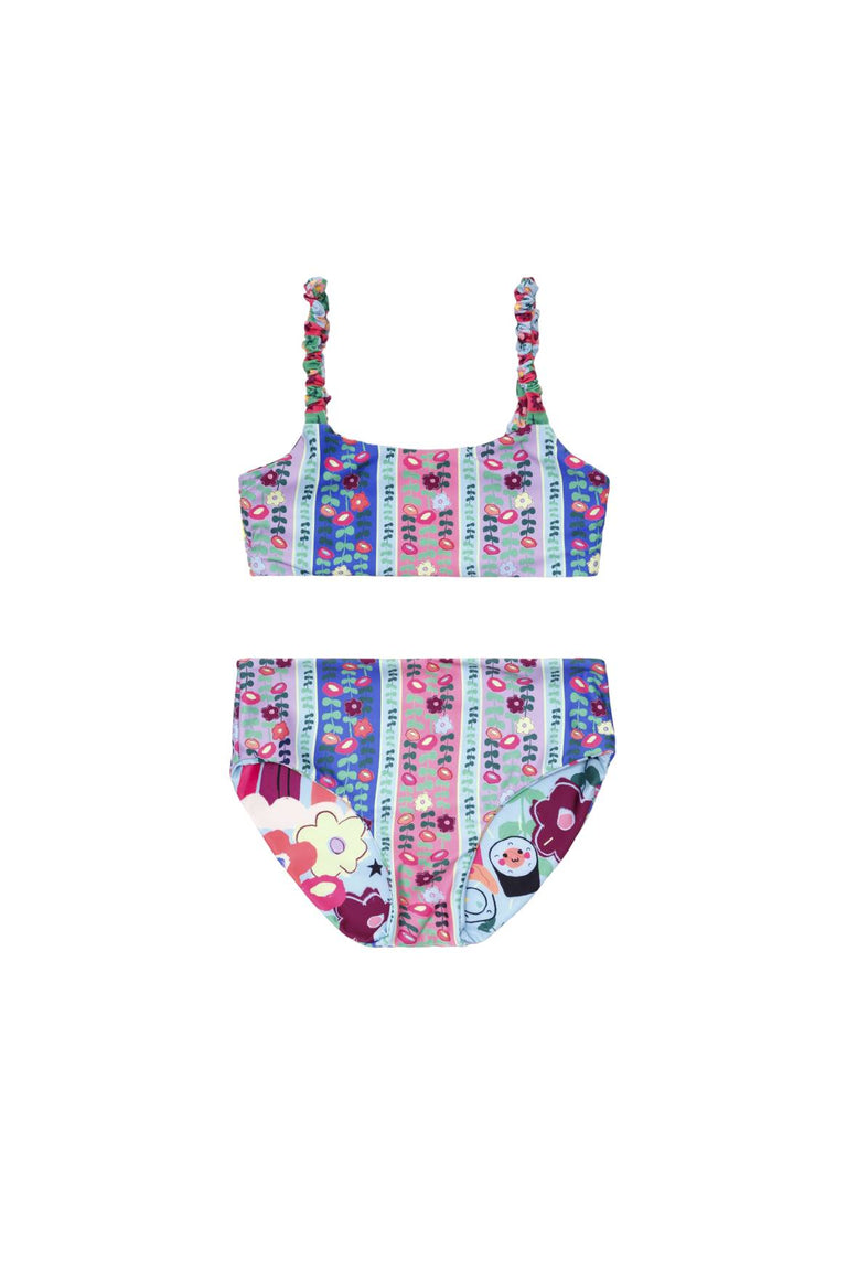 Tout Nika Reversible Kids Bikini, Agua Bendita