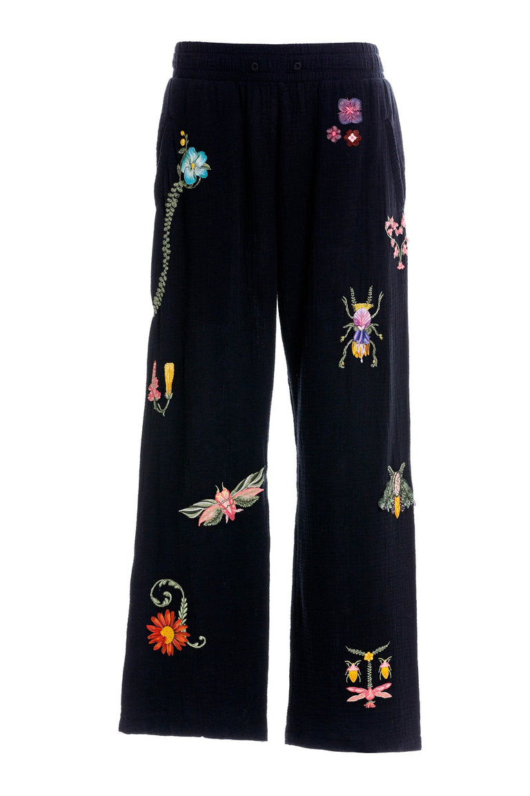 パンツ Enewd nina flower embroidery pants Venus Jeans Womens Size 6 3D Floral Embroidered Distressed