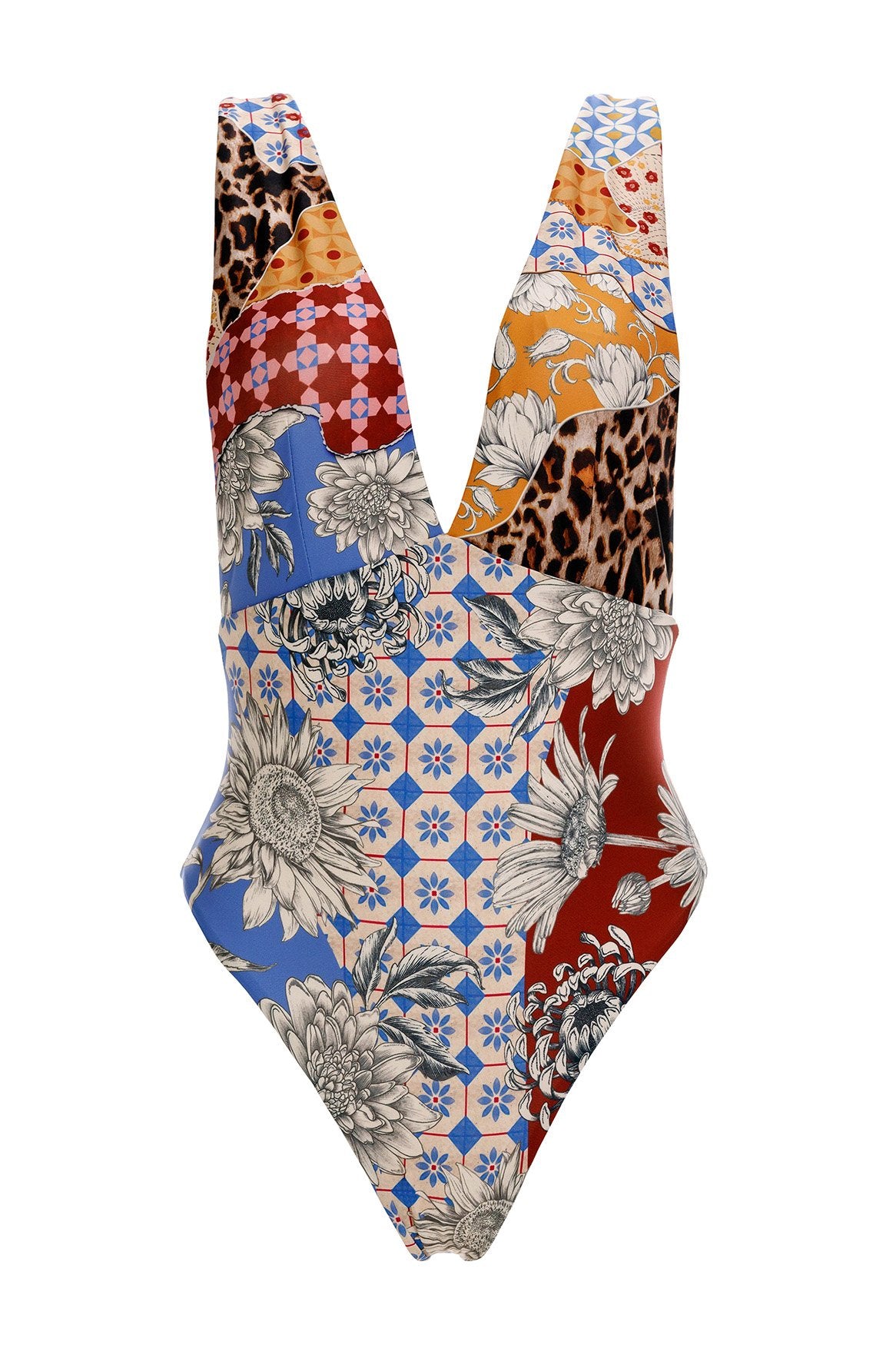 Quilt Tulipa One Piece Swimsuit | Agua Bendita | 19331 – Agua