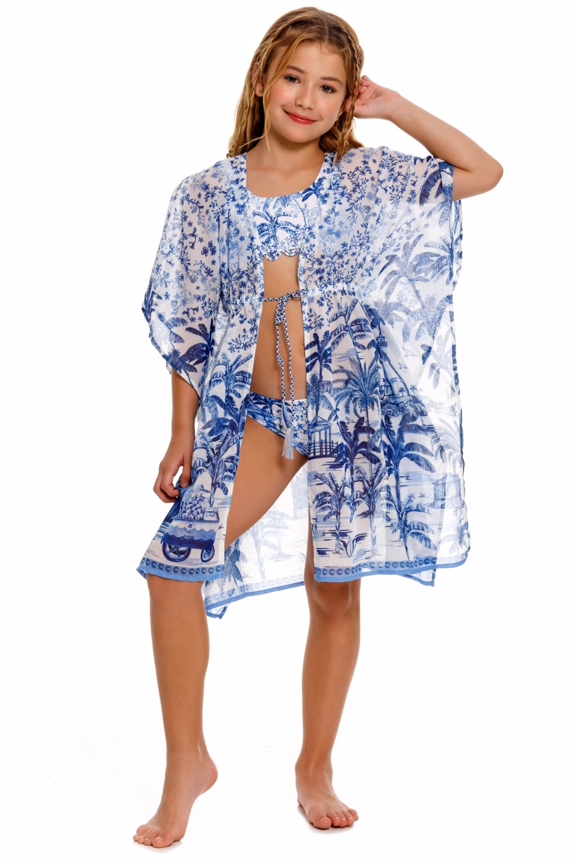 beach dresses juniors Agua Bendita Kids: Luciana Tunic (17848) 12Y