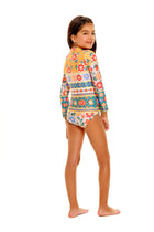 Thumbnail - Tile-Alaya-Kids'-One-Piece-14301-back-with-model - 3