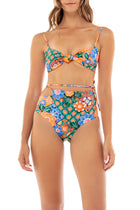 Thumbnail - Tile-Lucille-Bikini-Top-14289-front-with-model-main-side - 1
