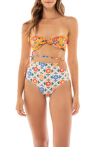 Thumbnail - Tile-Lucille-Bikini-Top-14289-front-with-model-reversible-side - 5
