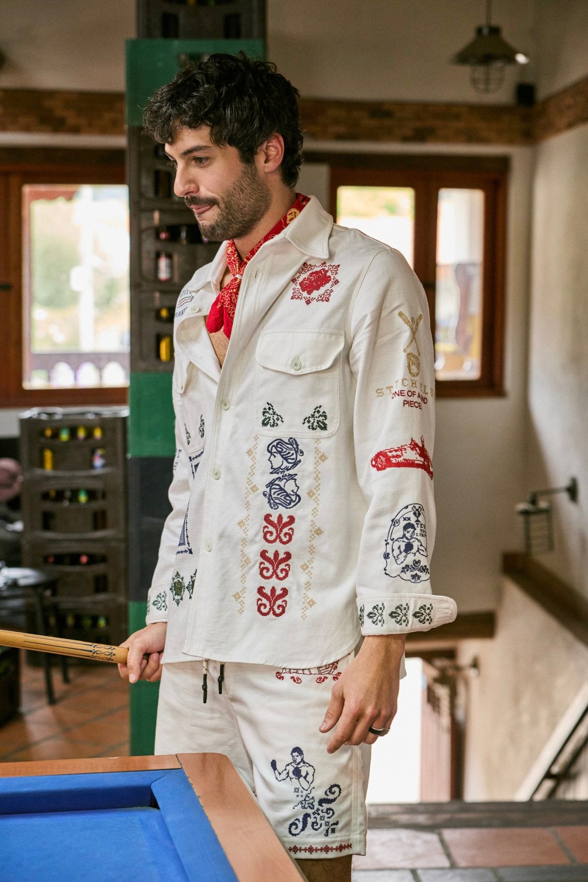 ＆ellecy 2025ssハートシャツ　アンドエルシー Tissu Ethan Shirt | Agua Bendita | 20084 – Agua Bendita US