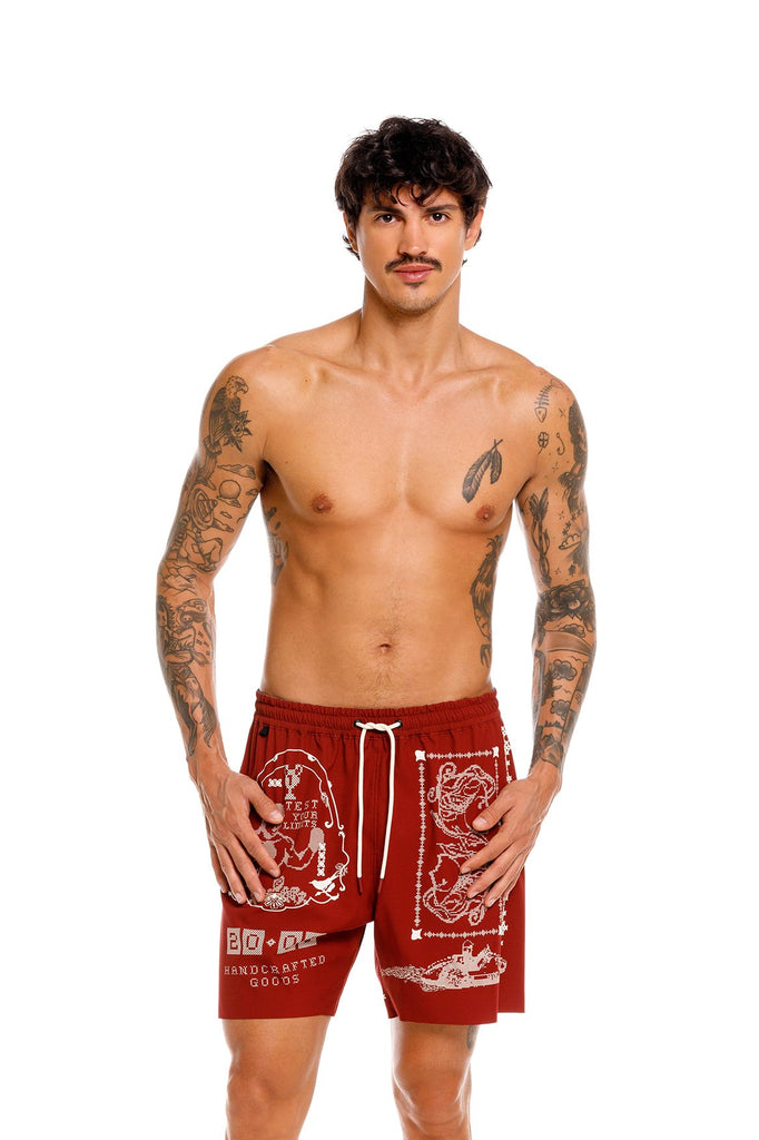 洋楽 Young-Slim Wut They Talkin Bout Tissu Joe Men's Swim Trunks | Agua Bendita | 20066 – Agua Bendita US
