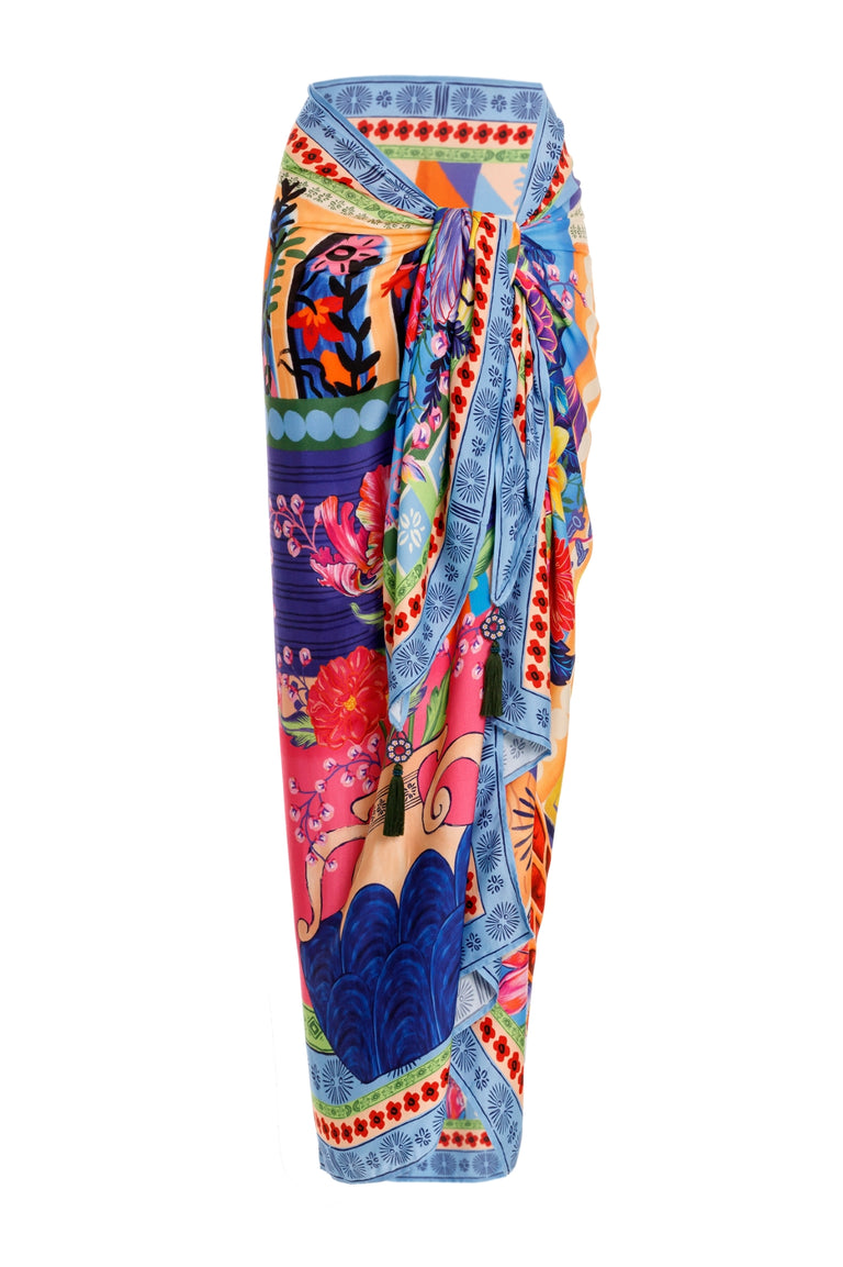 Marine Pareo Cover Up