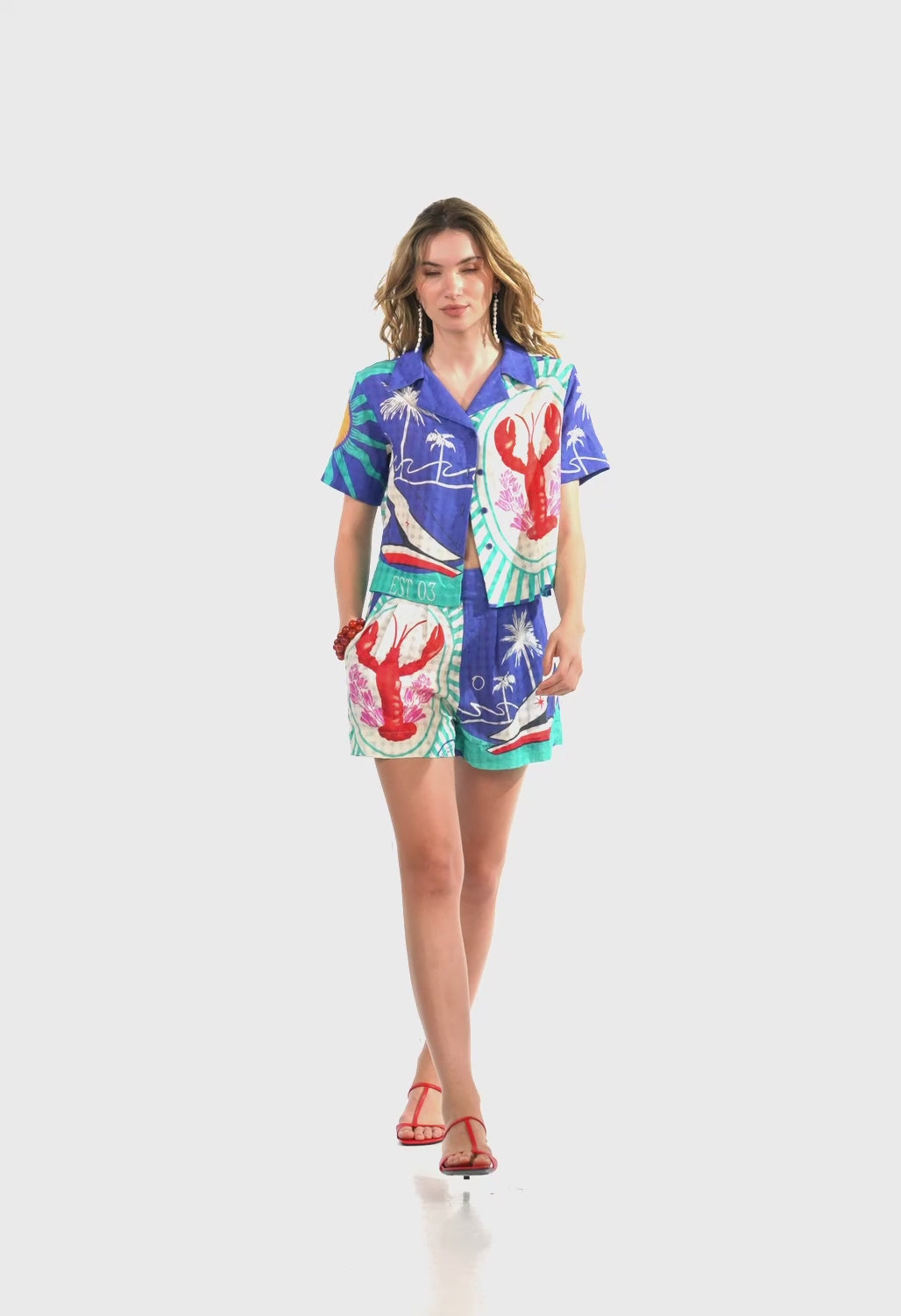 Judin 水着 Judin summer kit ~A ver~ Alina Prim Shirt | Agua Bendita | 21728 – Agua Bendita US