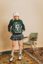 Thumbnail - streetwear-christy-unisex-sweater-12029-front-with-female-model - 2