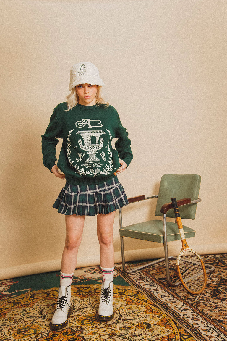 streetwear-christy-unisex-sweater-12029-front-with-female-model - 2