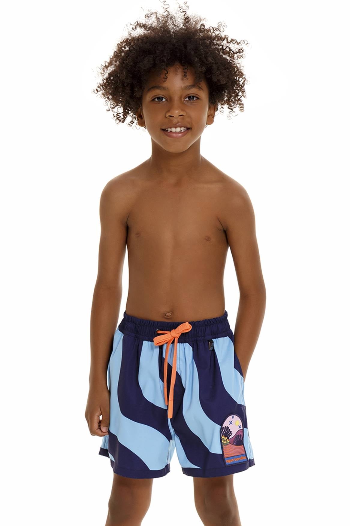 agua bendita Nick Kids' Swim Trunks
