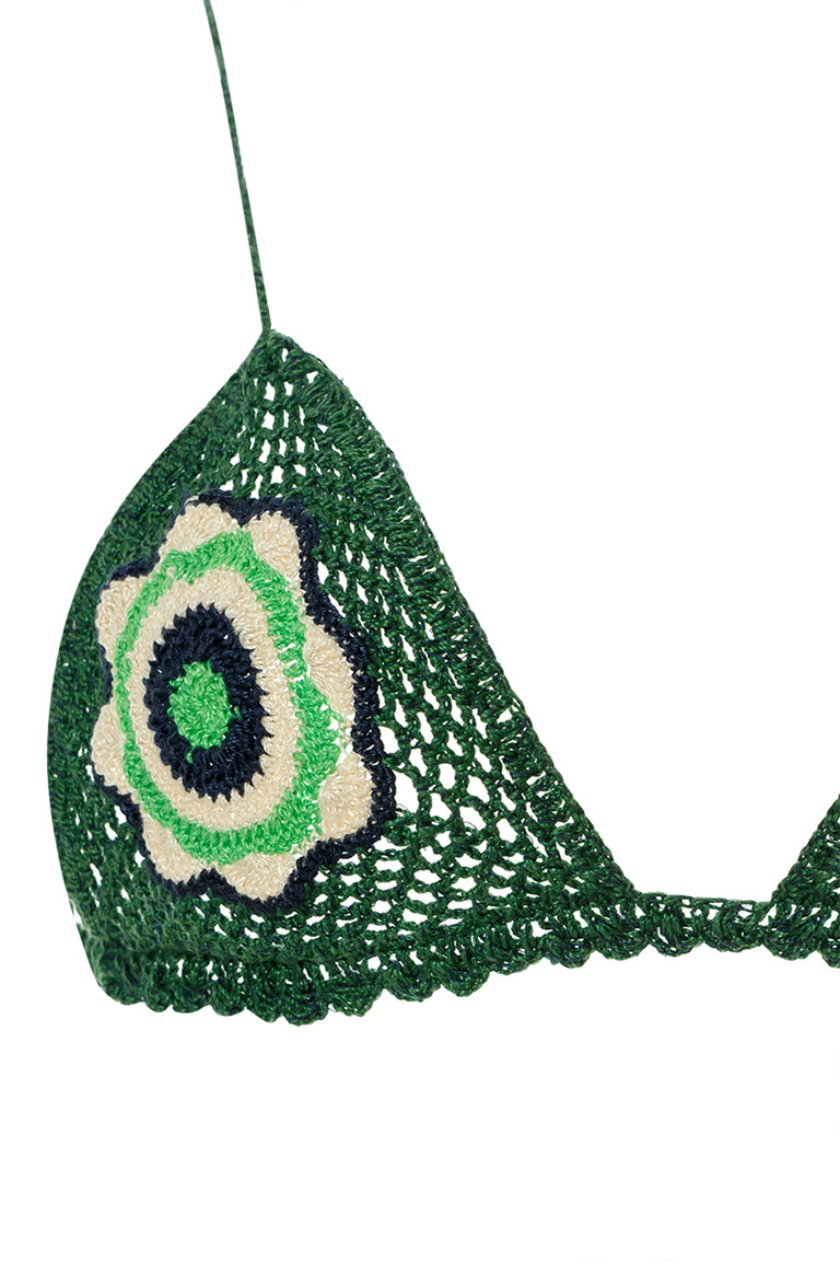 Eames Lynn Crochet Crop Top - 11542 – Agua Bendita US Eames Lynn Crochet Crop Top - 11542 – Agua Bendita US