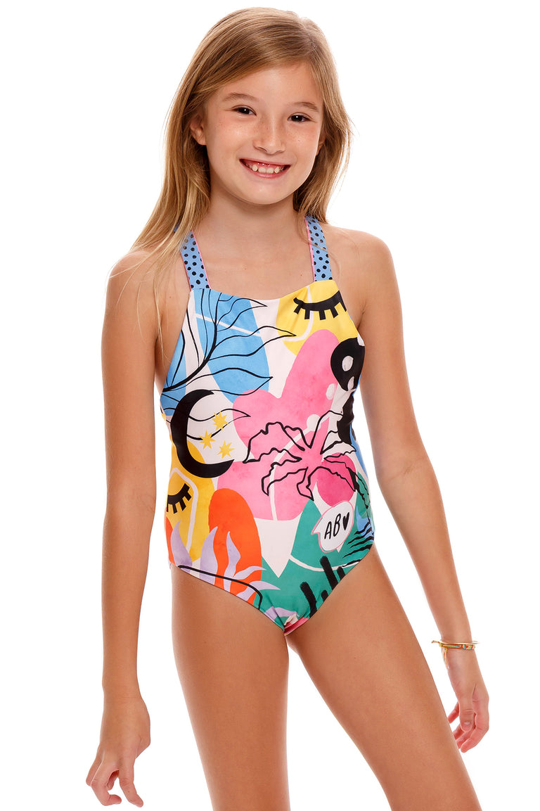 Joo-Bah-Amina-Kids-One-Piece-10249-front-with-model - 1