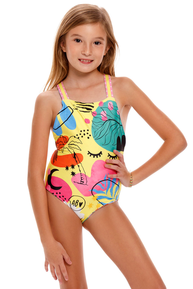 Joo-Bah-Amina-Kids-One-Piece-10249-front-with-model-reversible-side - 2