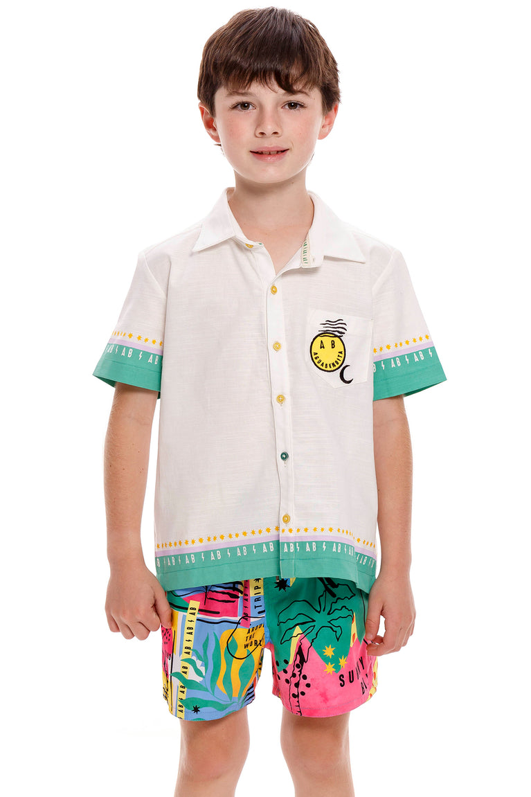 Main image -  Joo-Bah-Karl-Kids-Shirt-10267-front-with-model