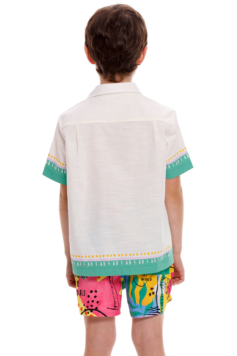 Hover Alternative image -  Joo-Bah-Karl-Kids-Shirt-10267-back-with-model