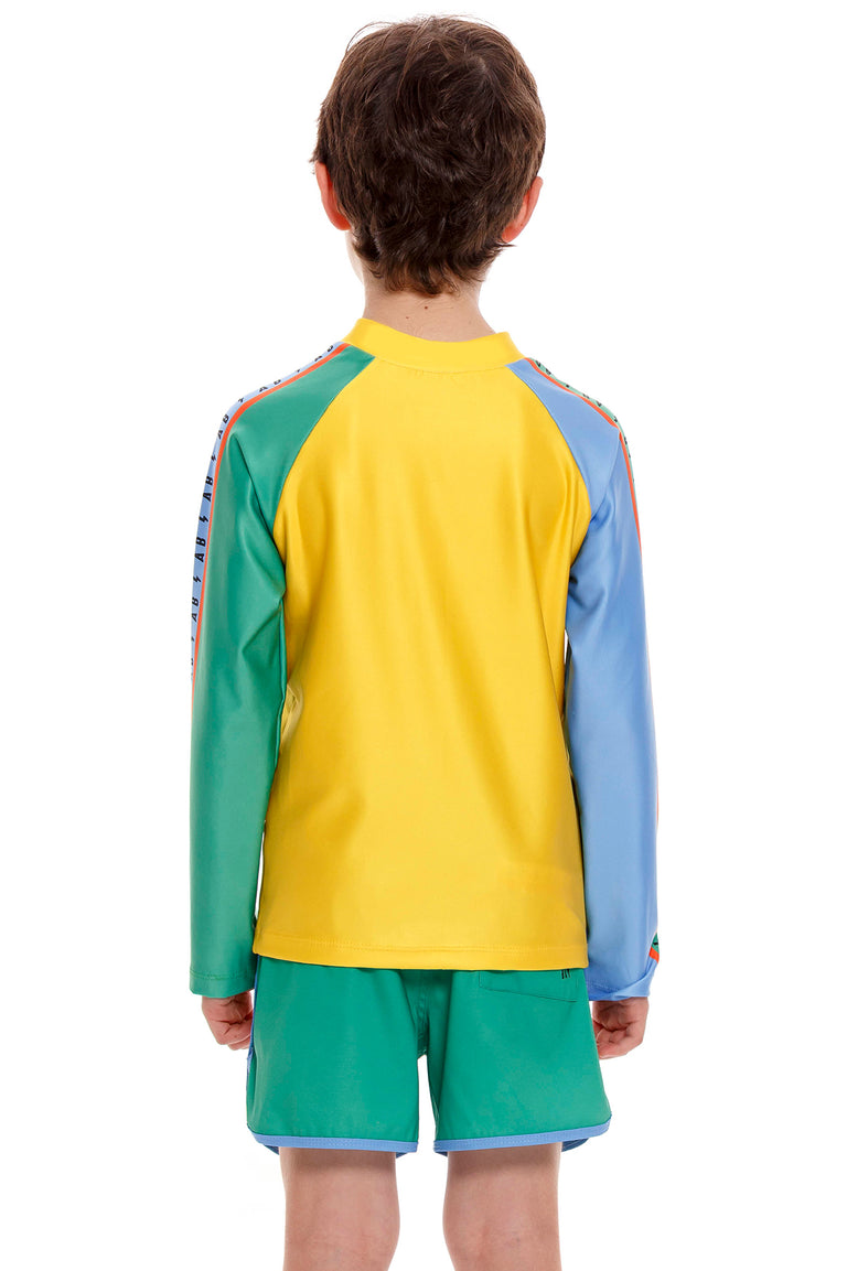 Joo-Bah-Noah-Unisex-Kids-Rashguard-10253-back-with-model - 2