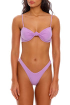 Thumbnail - solid-avy-bikini-bottom-9360-front-with-model - 3