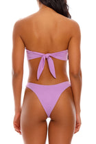 Thumbnail - solid-lucille-bikini-top-9359-back-strapless-with-model - 5