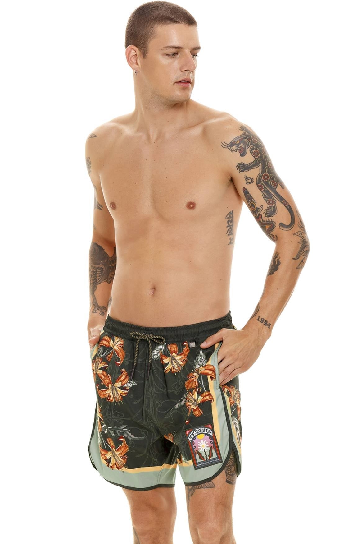 agua bendita Liam Men's Swim Trunks